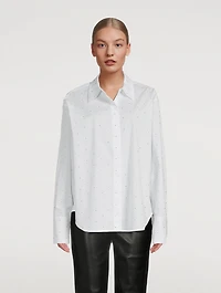 Good Crystal-Embellished Poplin Shirt
