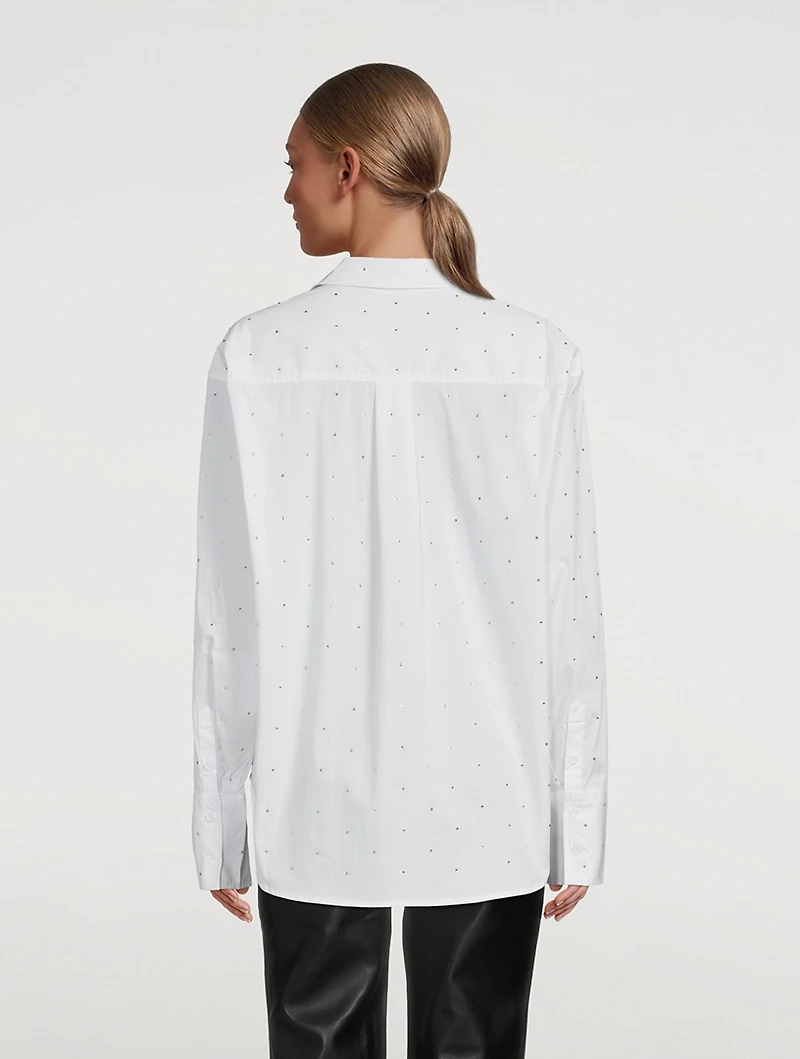 Good Crystal-Embellished Poplin Shirt