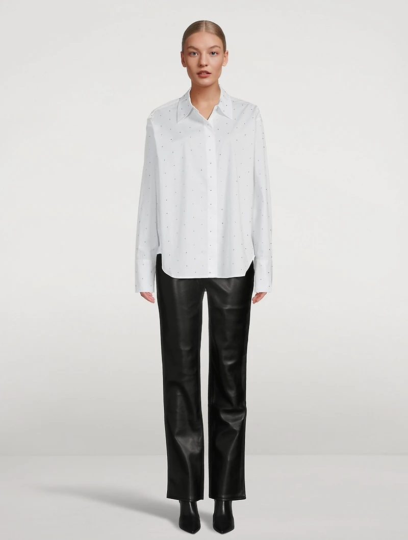 Good Crystal-Embellished Poplin Shirt