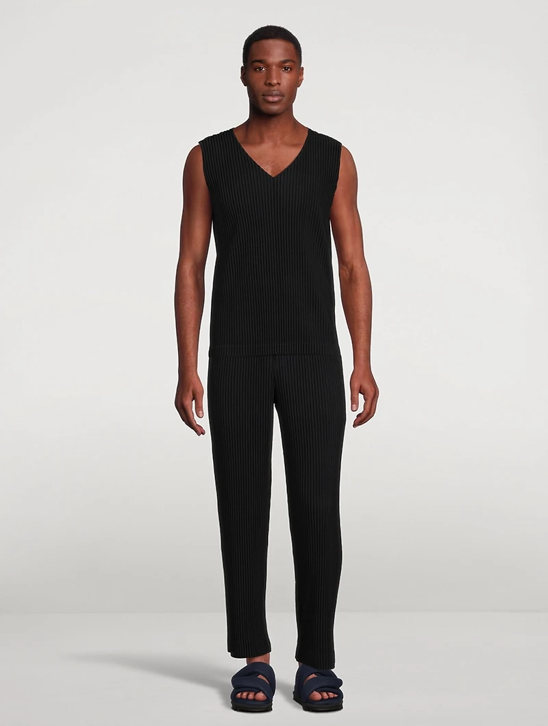 Basics Straight-Leg Pants