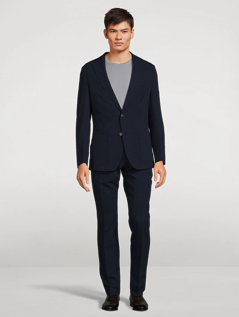 Seersucker Two-Piece Suit