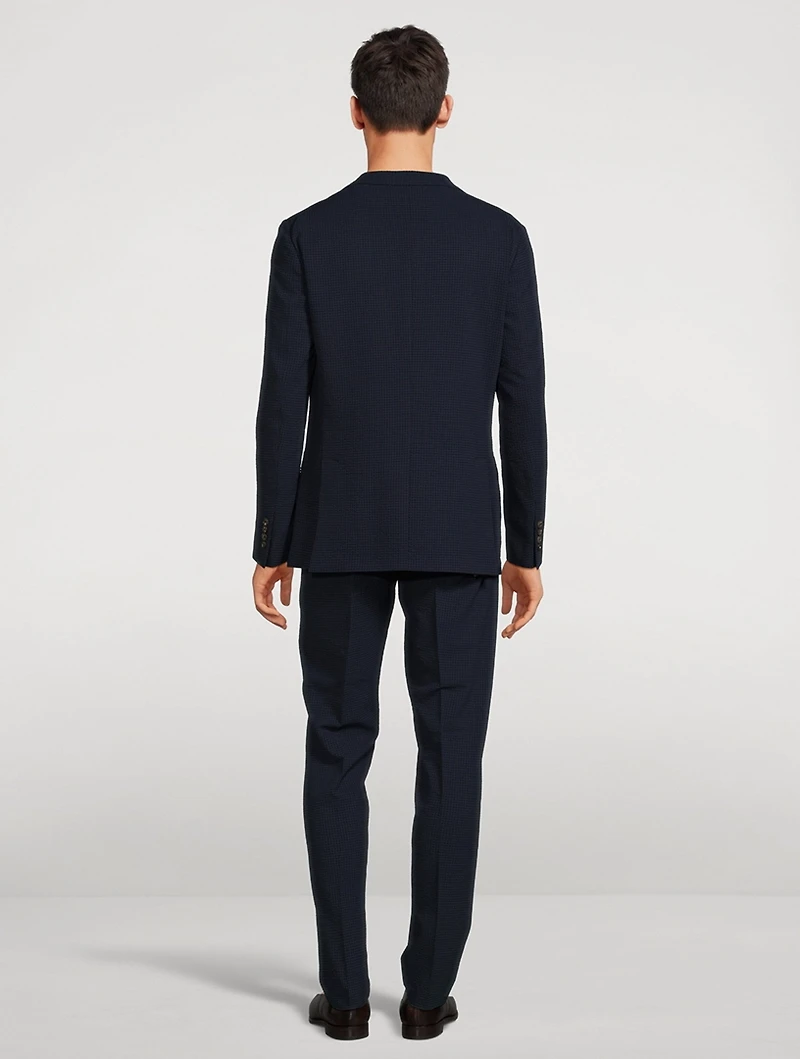 Seersucker Two-Piece Suit