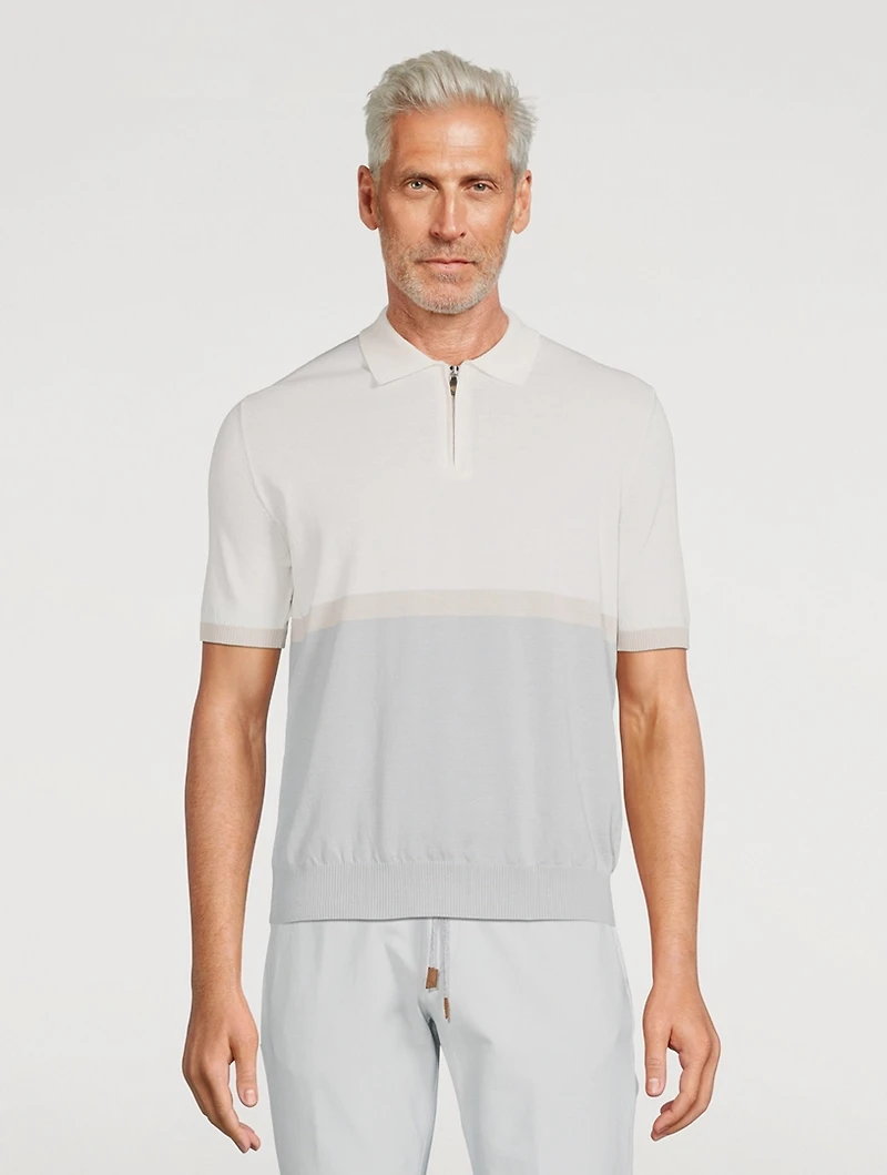 Cotton Short-Sleeve Polo