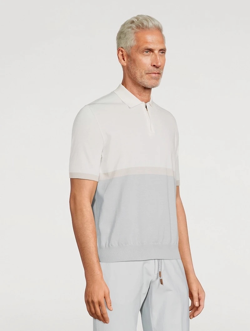 Cotton Short-Sleeve Polo
