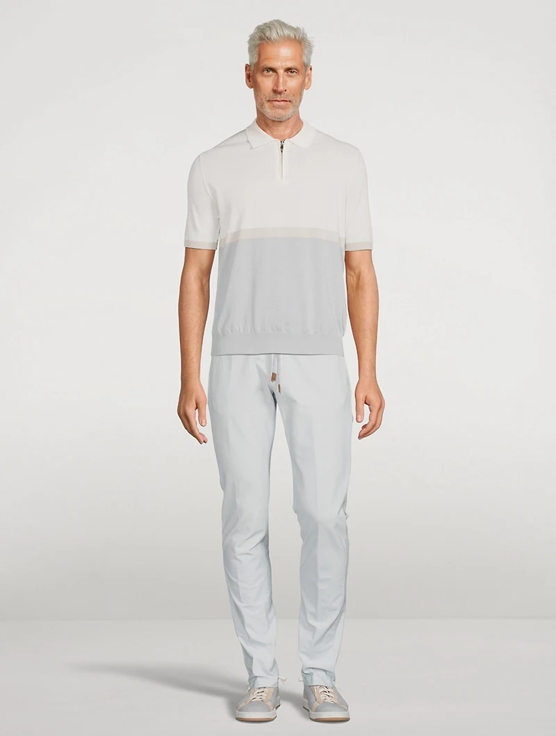 Cotton Short-Sleeve Polo