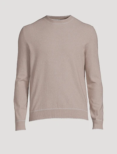 Cotton Stretch Crewneck Sweater