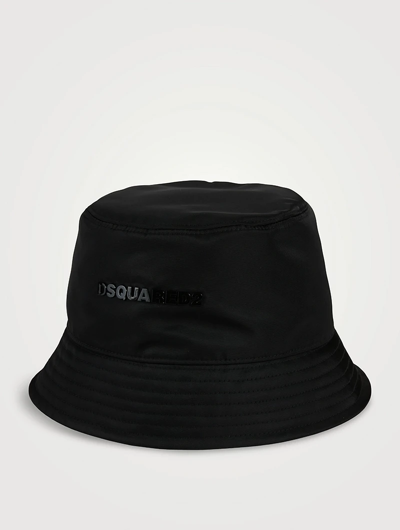 Nylon Logo Bucket Hat