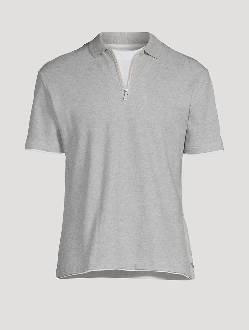Cotton Short-Sleeve Polo