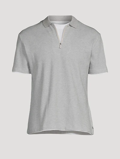 Cotton Short-Sleeve Polo