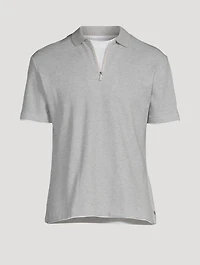 Cotton Short-Sleeve Polo