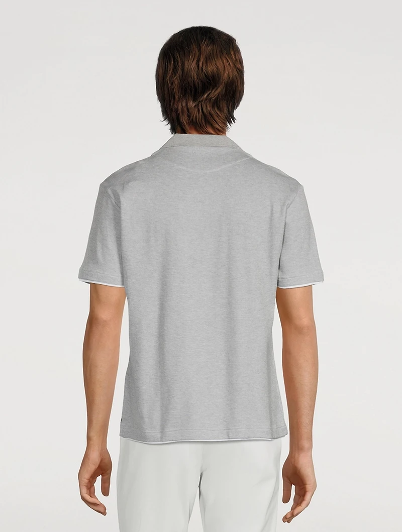 Cotton Short-Sleeve Polo
