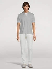 Cotton Short-Sleeve Polo