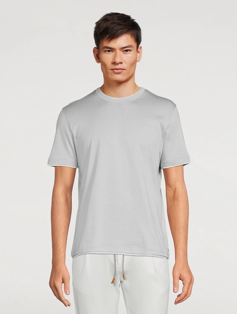 Cotton Layered T-Shirt