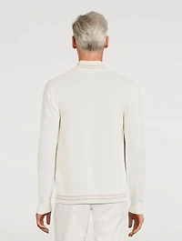 Cotton Lapel Cardigan