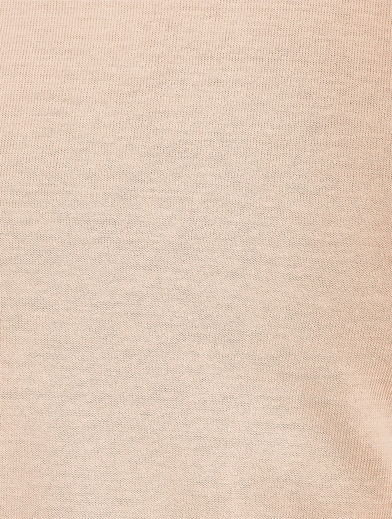 Cotton Short-Sleeve Sweater
