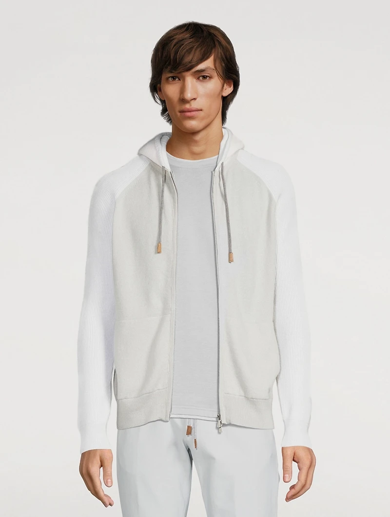 Cashmere Zip Hoodie