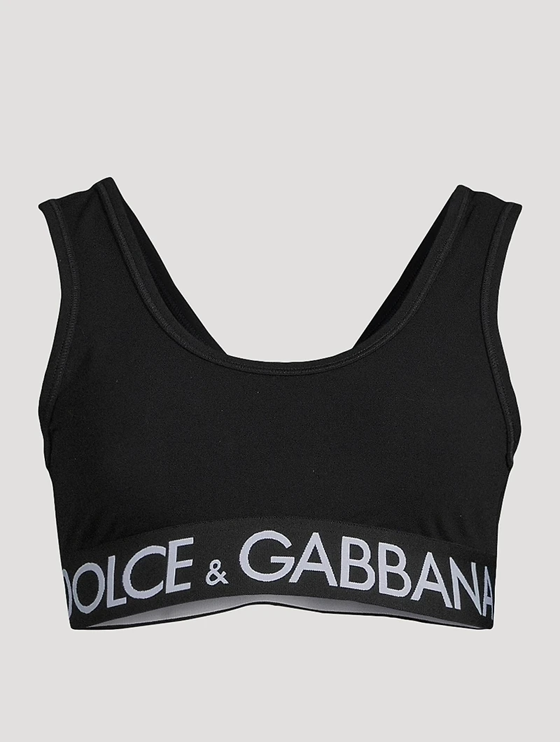 Jersey Logo Band Active Top