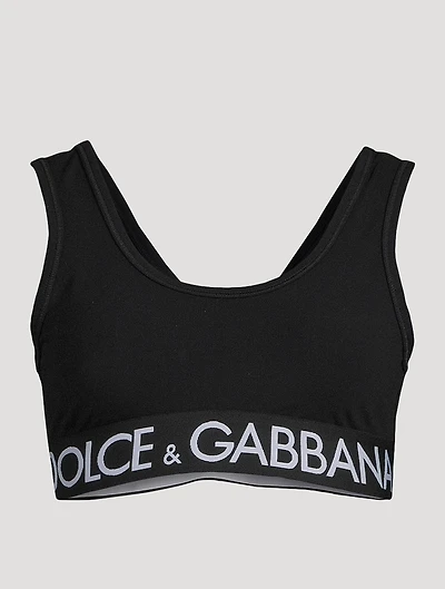 Jersey Logo Band Active Top