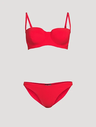 Balconette High Leg Two-Piece Swim Set