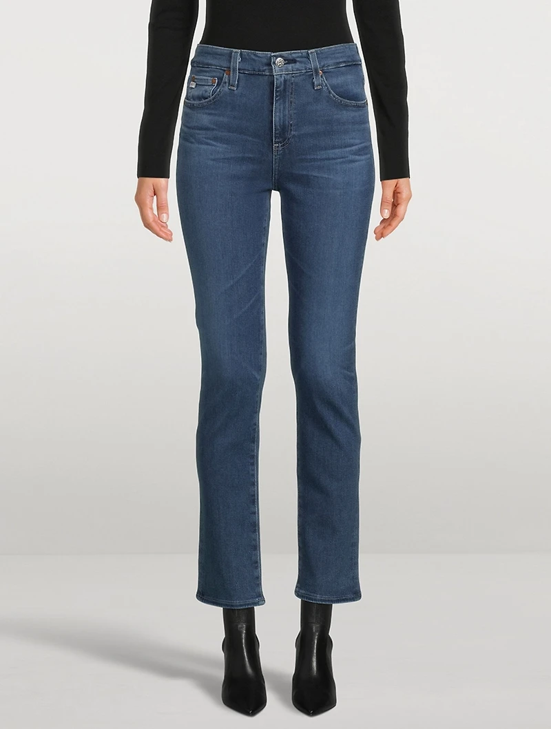 Mari High-Rise Straight Jeans