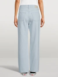 Clove Pintuck Straight Jeans
