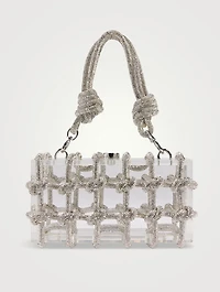 Bess Embellished Acrylic Shoulder Bag