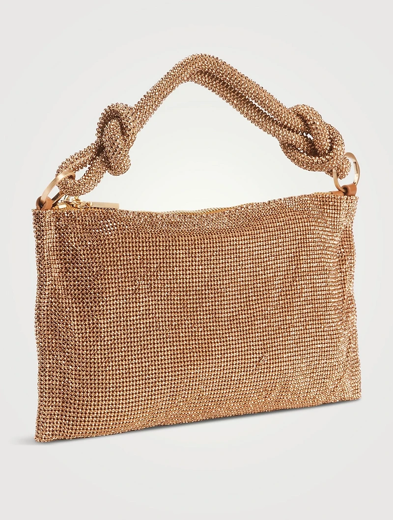 Nano Hera Crystal Mesh Shoulder Bag