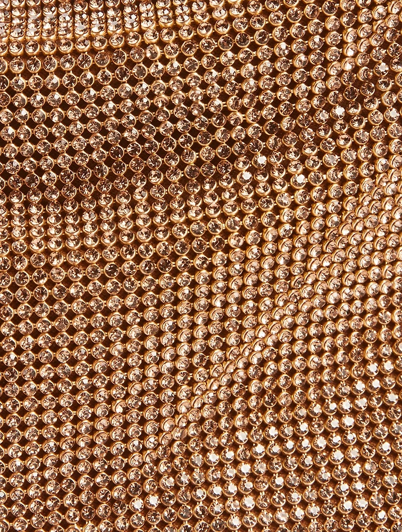 Nano Hera Crystal Mesh Shoulder Bag