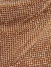 Nano Hera Crystal Mesh Shoulder Bag