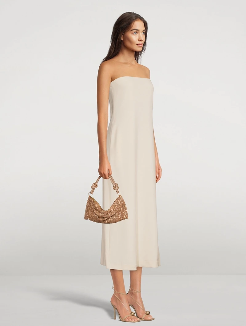 Nano Hera Crystal Mesh Shoulder Bag