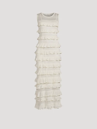 Wonderland Frill Midi Dress
