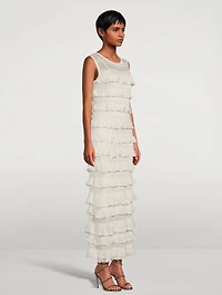 Wonderland Frill Midi Dress
