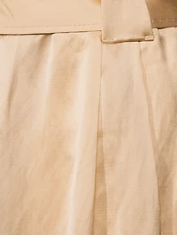 Wonderland Wide-Leg Satin Trousers