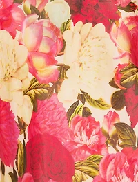 Wonderland Silk Bias Dress Floral Print