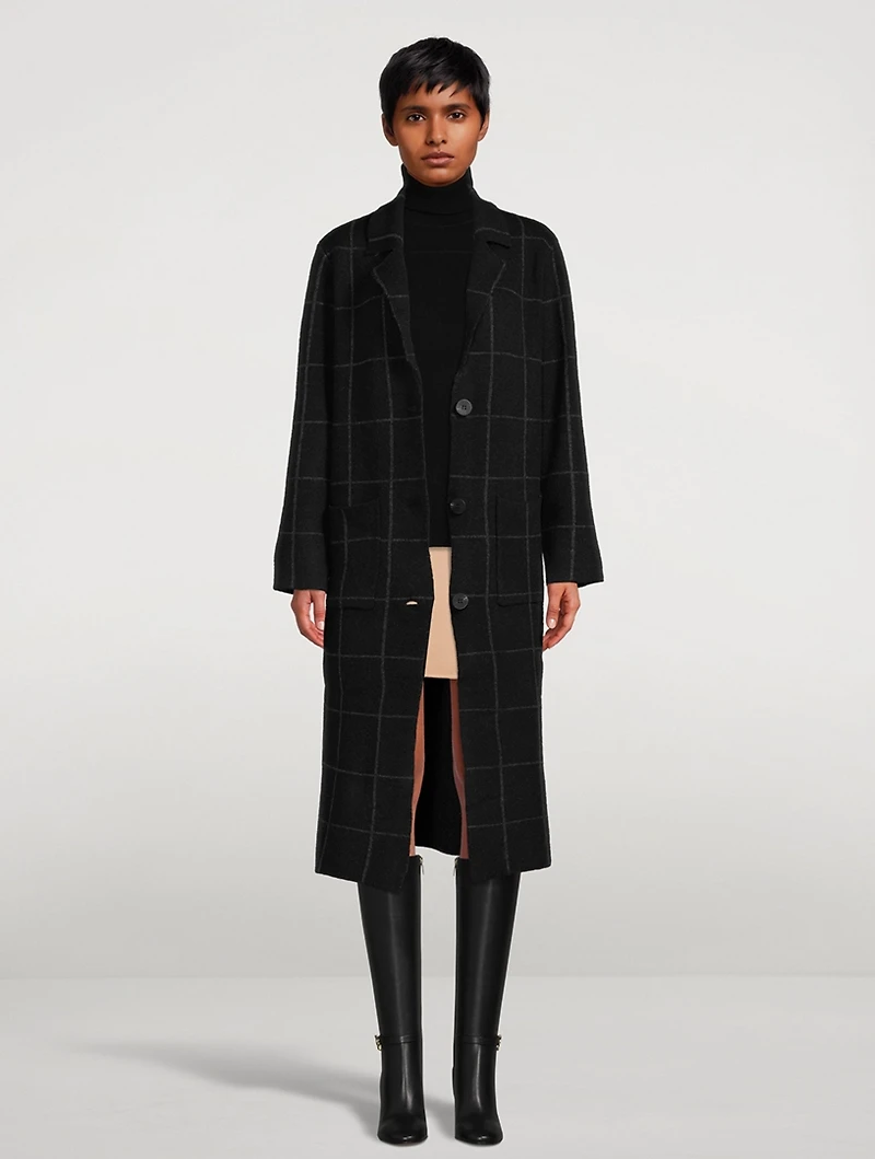Wool And Cashmere Wrap Skirt