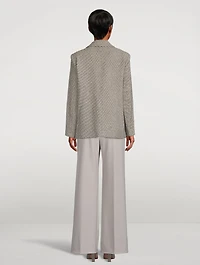 Relaxed Tweed Blazer