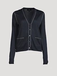 Silk Knit Cardigan