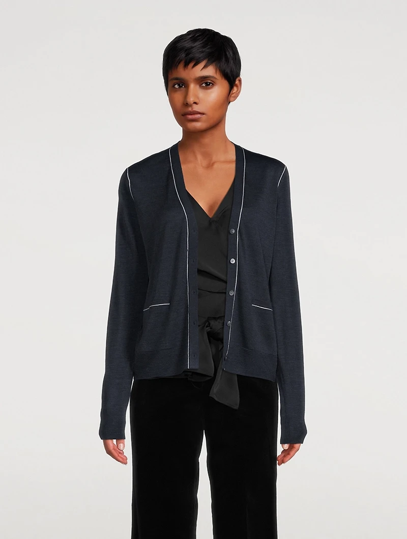 Silk Knit Cardigan
