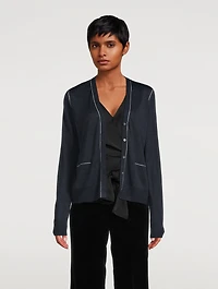 Silk Knit Cardigan