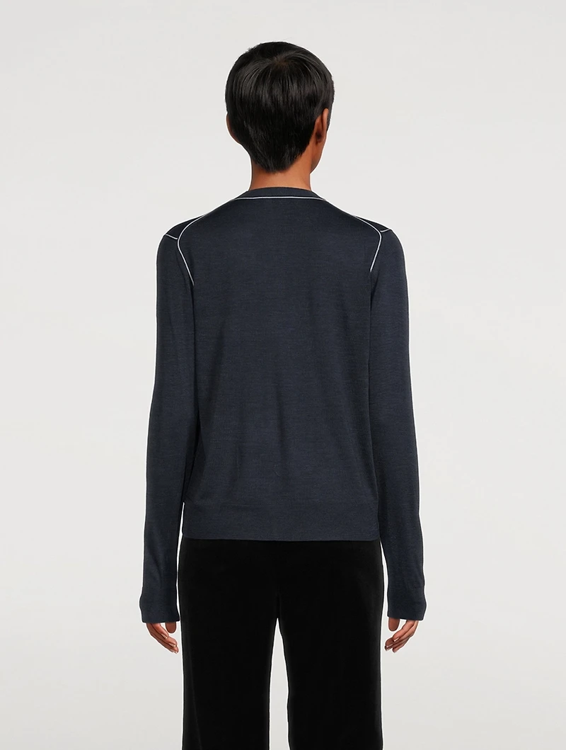 Silk Knit Cardigan