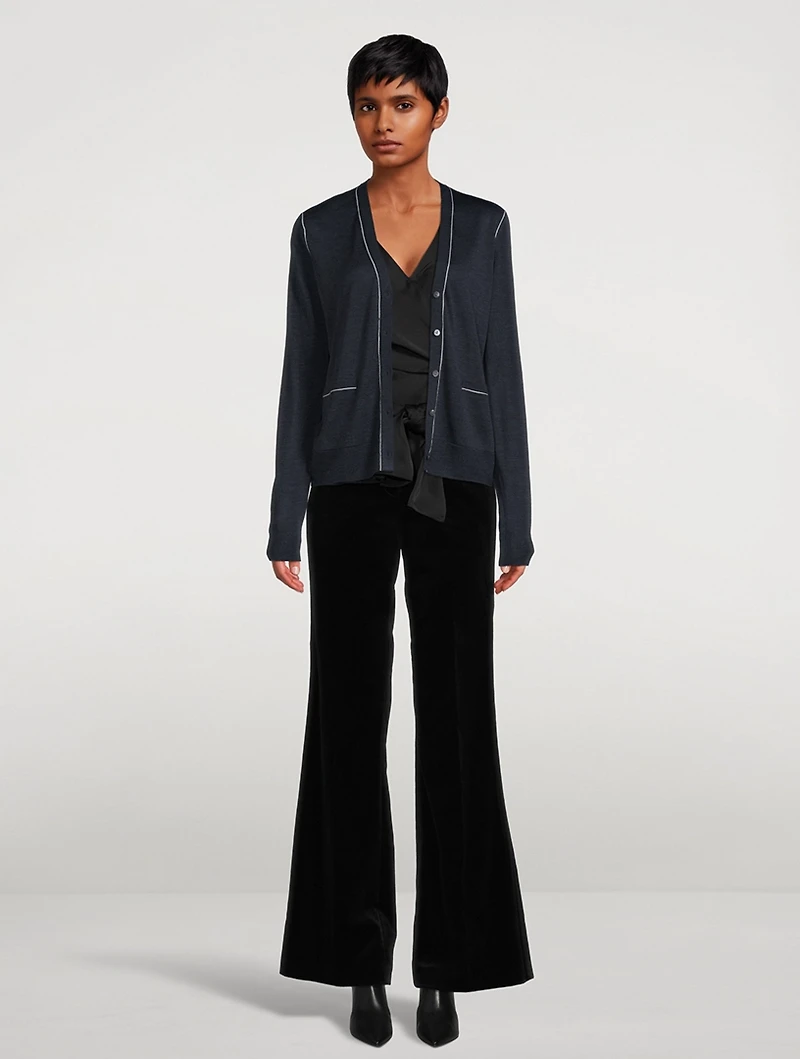 Silk Knit Cardigan