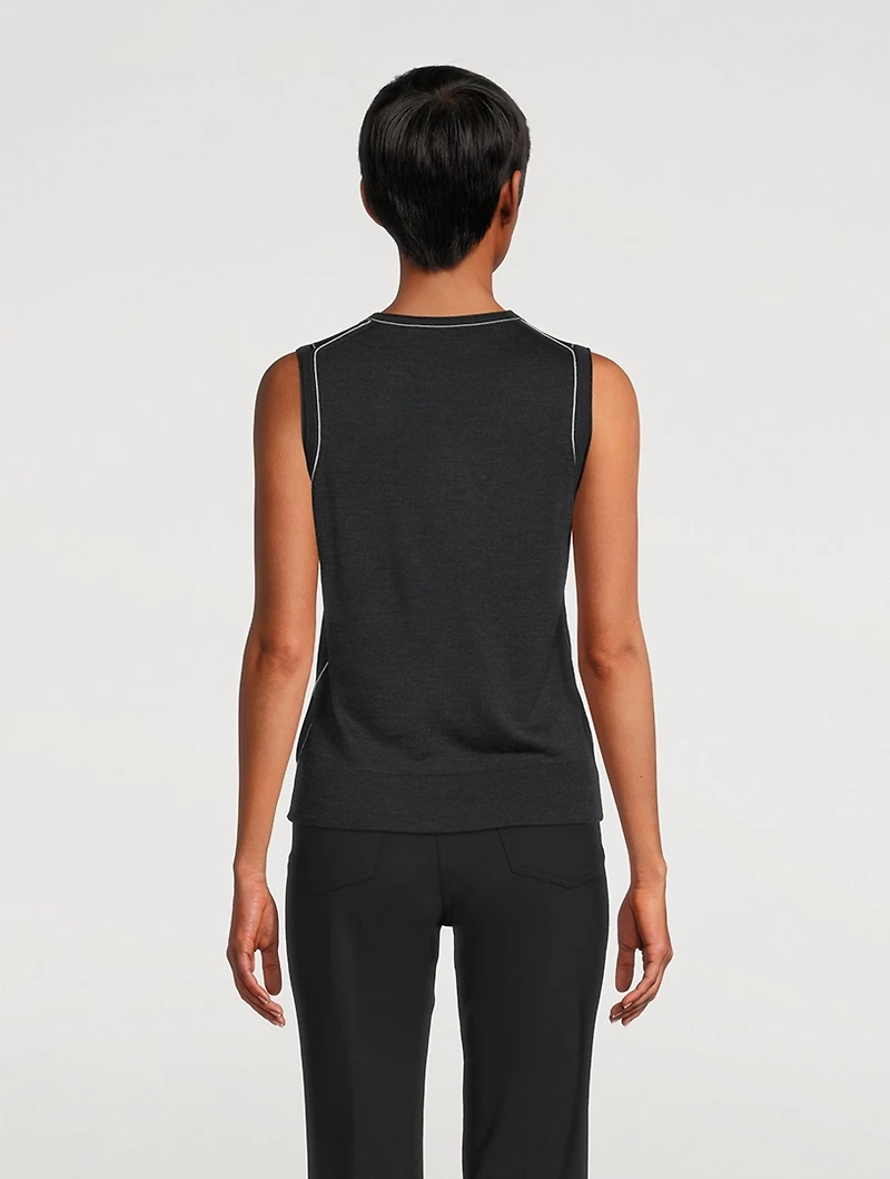 Silk Knit Shell