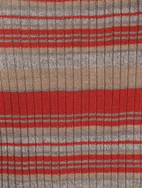 Striped Silk Knit Shell
