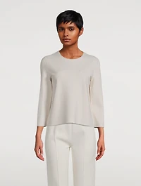 Crepe Knit Sweater