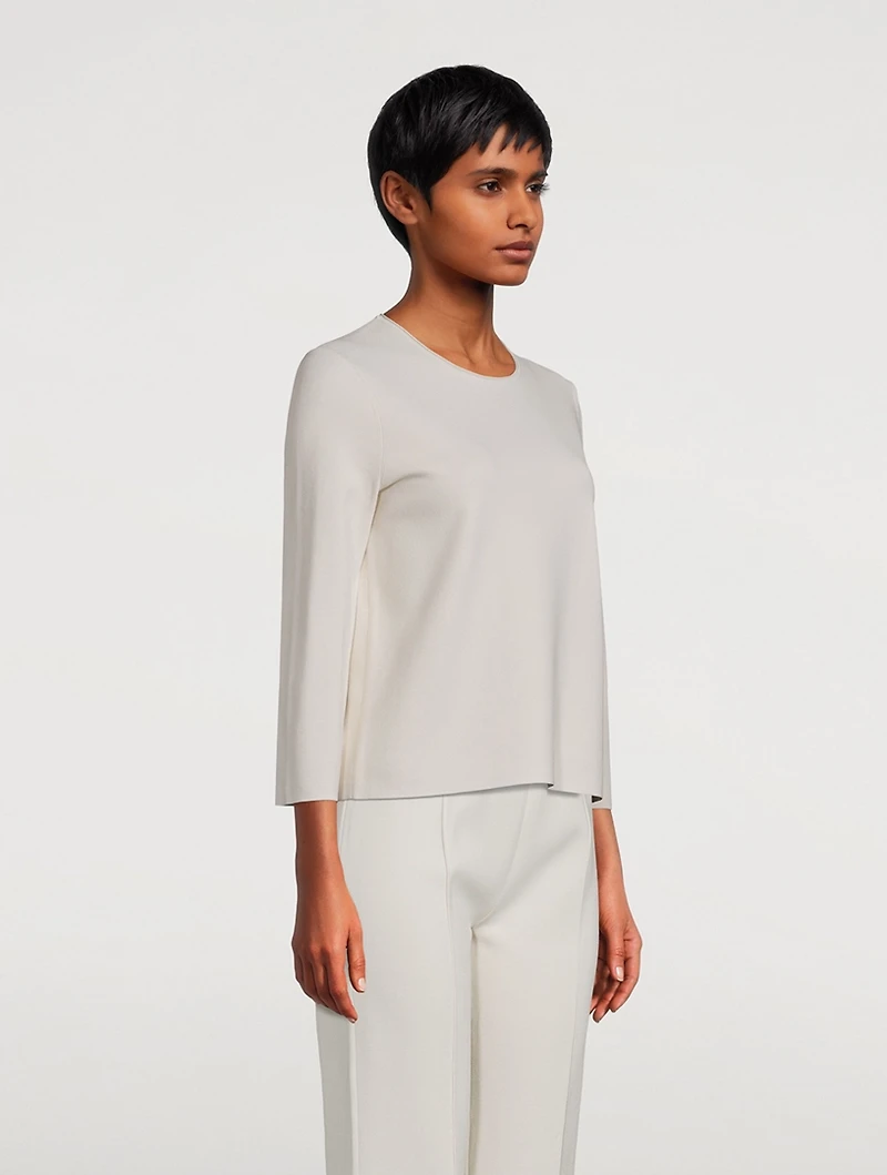 Crepe Knit Sweater