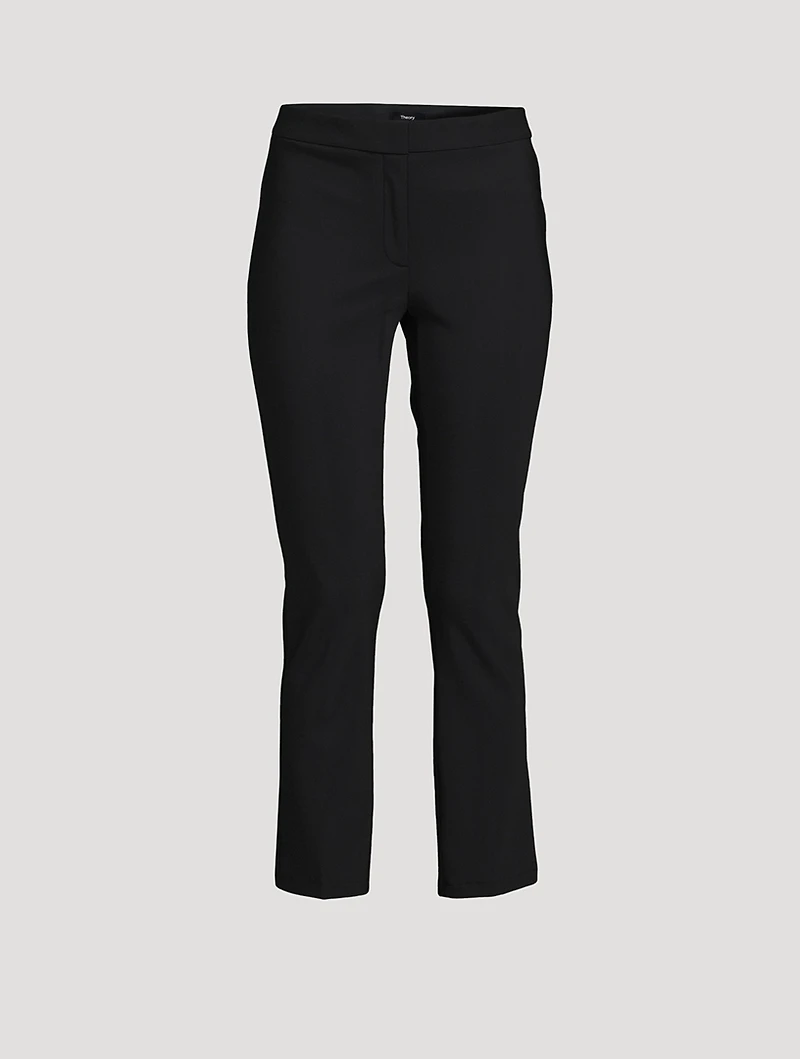 Slim Kick Precision Ponte Trousers