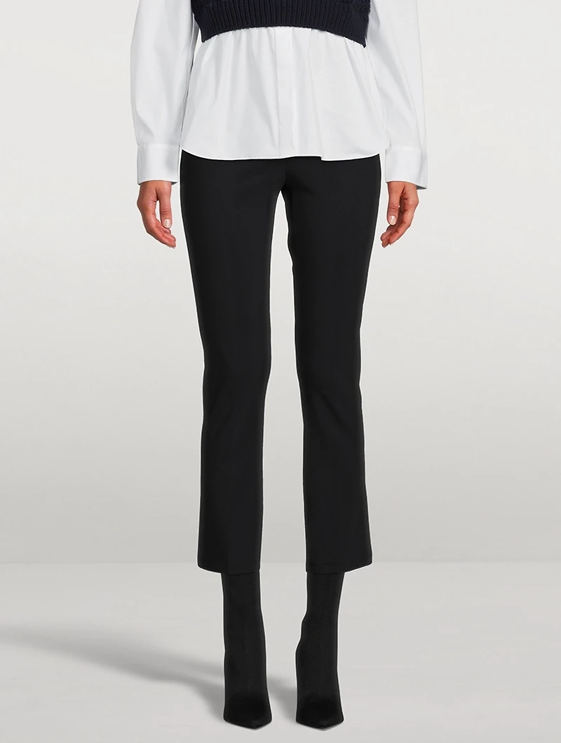 Slim Kick Precision Ponte Trousers