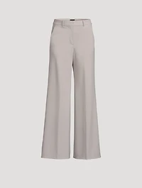 Terena Wide-Leg Precision Ponte Trousers