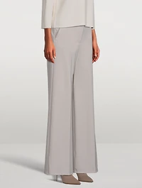 Terena Wide-Leg Precision Ponte Trousers