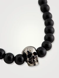 Skull Charm Beaded Necklace